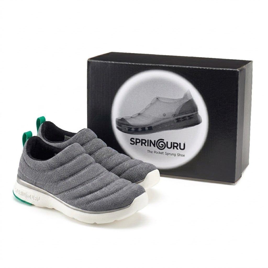 Springuru Pocket Spring Slip-On Sneakers - Grey