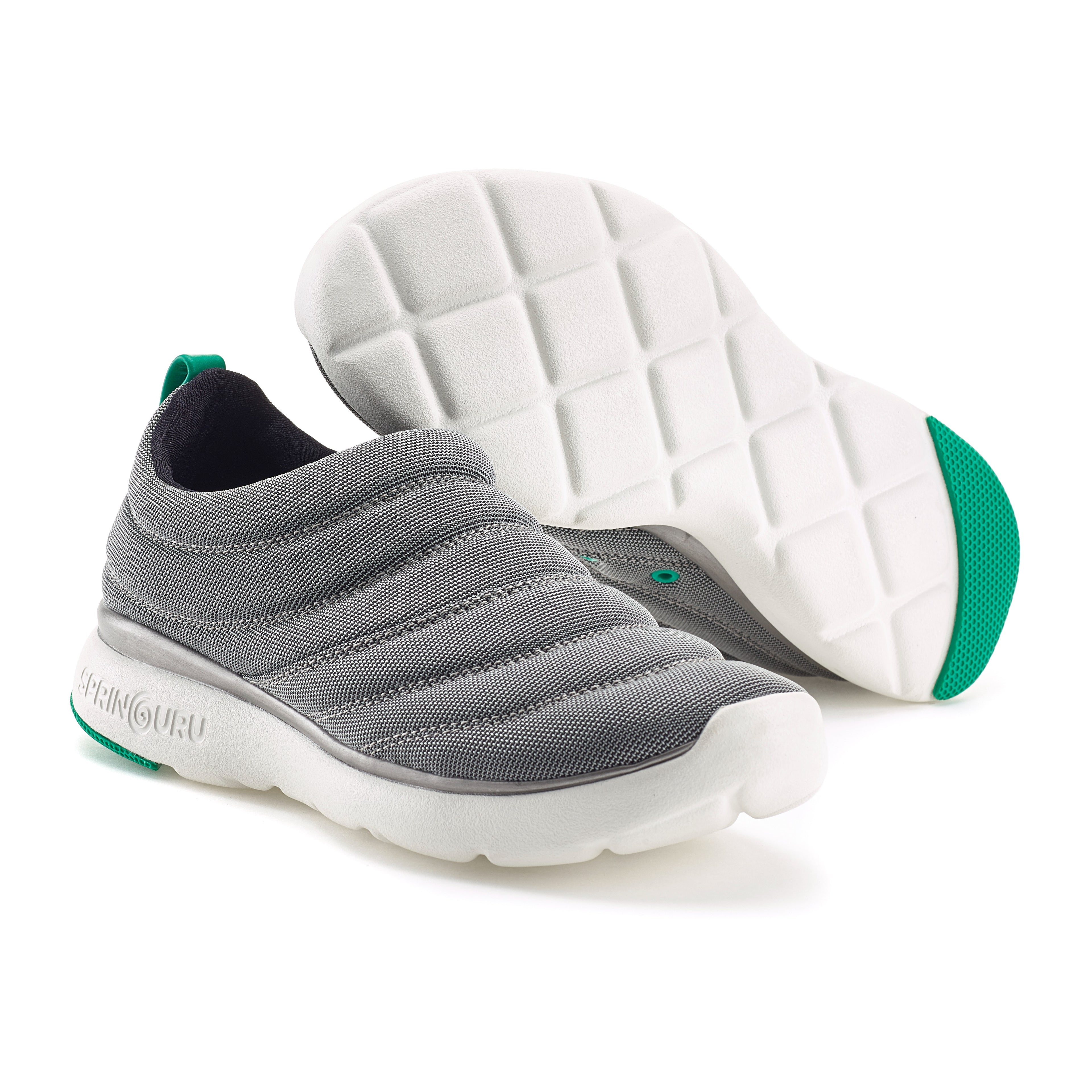 Springuru Pocket Spring Slip-On Sneakers - Gray
